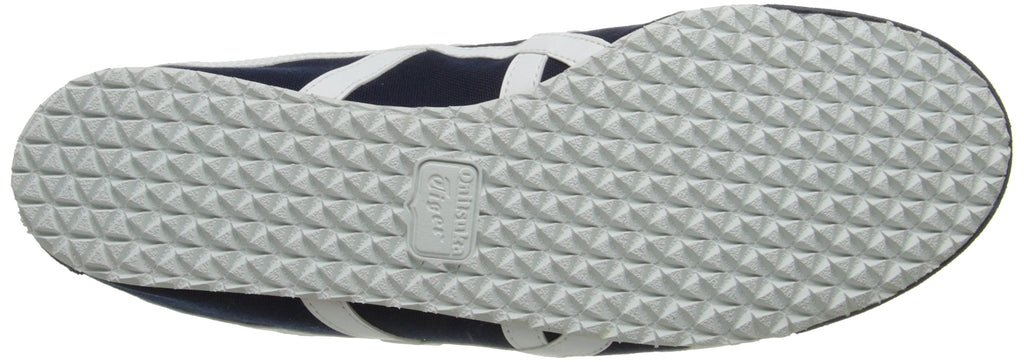 Onitsuka Tiger Mexico 66 Slip-On Classic Running Shoe, Navy/Off White, 10.5 M US