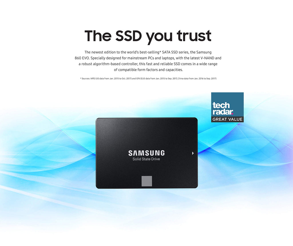 Samsung SSD 860 EVO 500GB 2.5 inch SATA III Internal SSD (MZ-76E500B/AM)