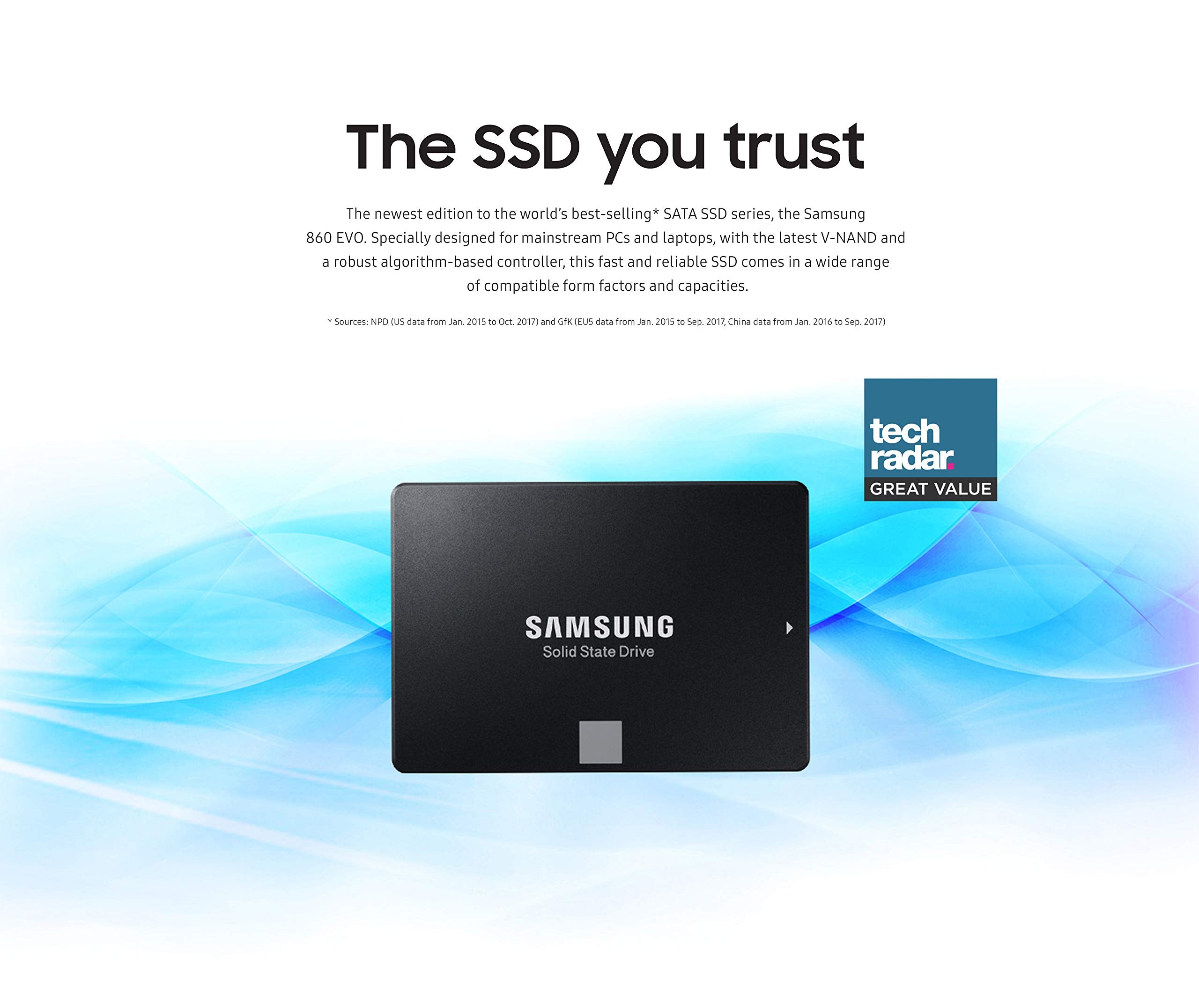 Samsung SSD 860 EVO 500GB 2.5 inch SATA III Internal SSD (MZ-76E500B/AM)