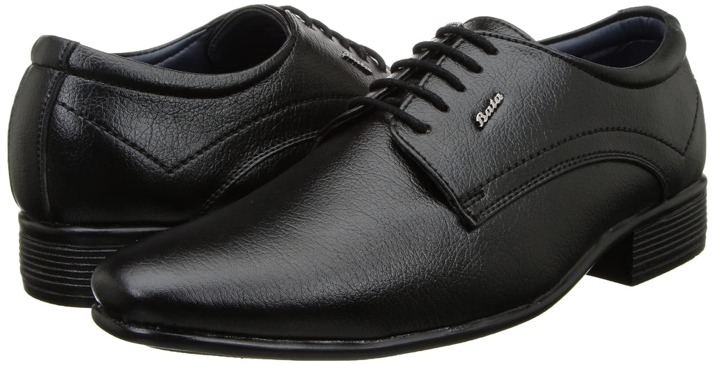 BATA mens BOSS-GRIP Black Uniform Dress Shoe - 8 UK(8216133)