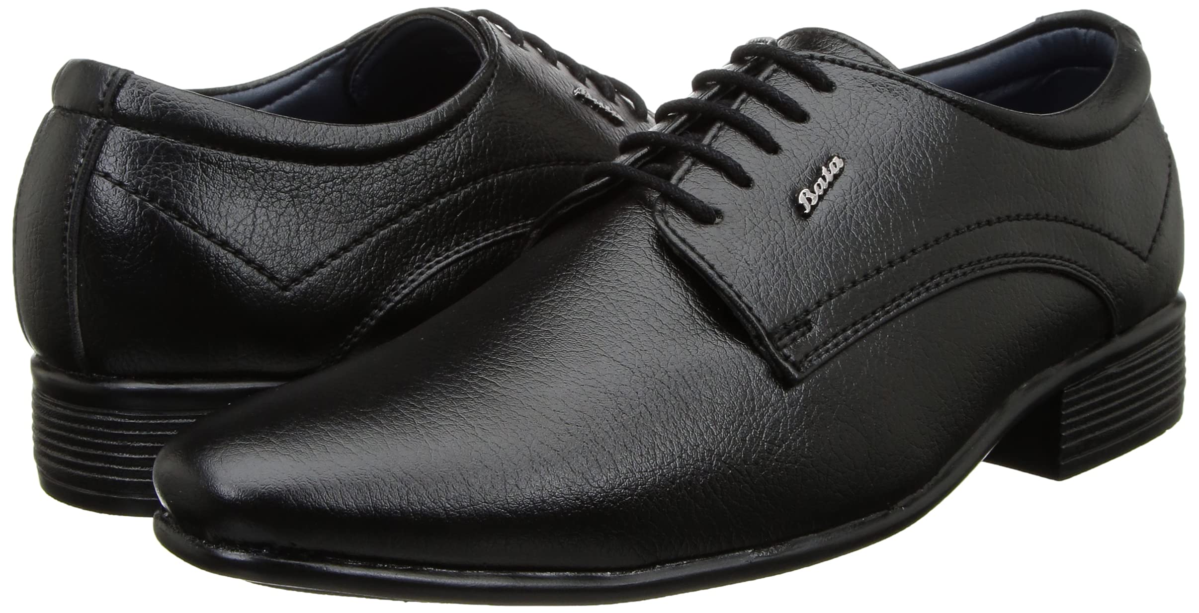 BATA mens BOSS-GRIP Black Uniform Dress Shoe - 8 UK(8216133)