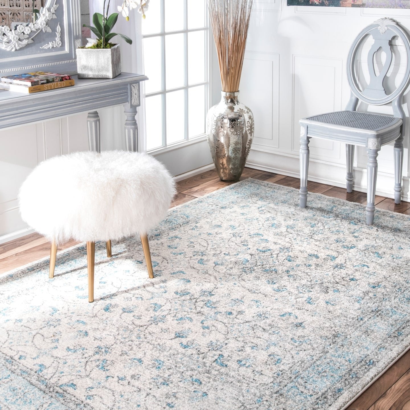 nuLOOM Vintage Rio Area Rug, 8' x 10', Aqua