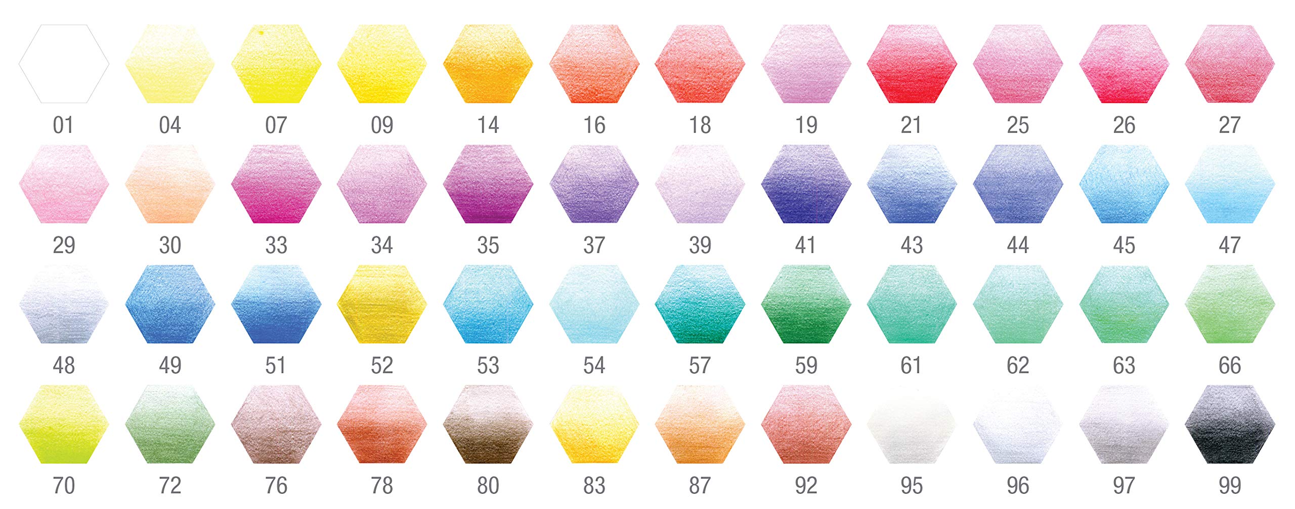 Faber-Castell Vibrant Classic Color Pencils, Assorted – Pack of 48, (16-115858)