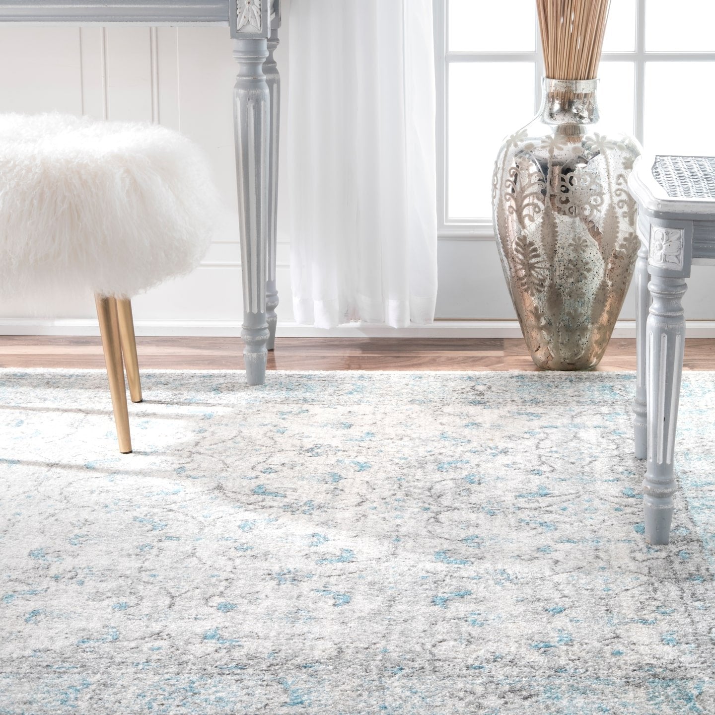 nuLOOM Vintage Rio Area Rug, 8' x 10', Aqua