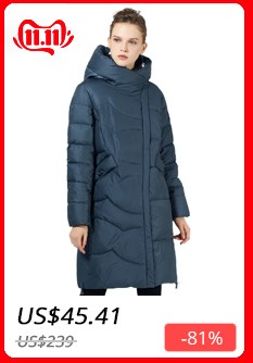 GASMAN 2019 Winter Women Down Jacket Brand Medium Length Female Thick Hooded Down Parka For Women Coat White Women Cloth Winter