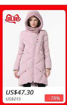 GASMAN 2019 Winter Women Down Jacket Brand Medium Length Female Thick Hooded Down Parka For Women Coat White Women Cloth Winter
