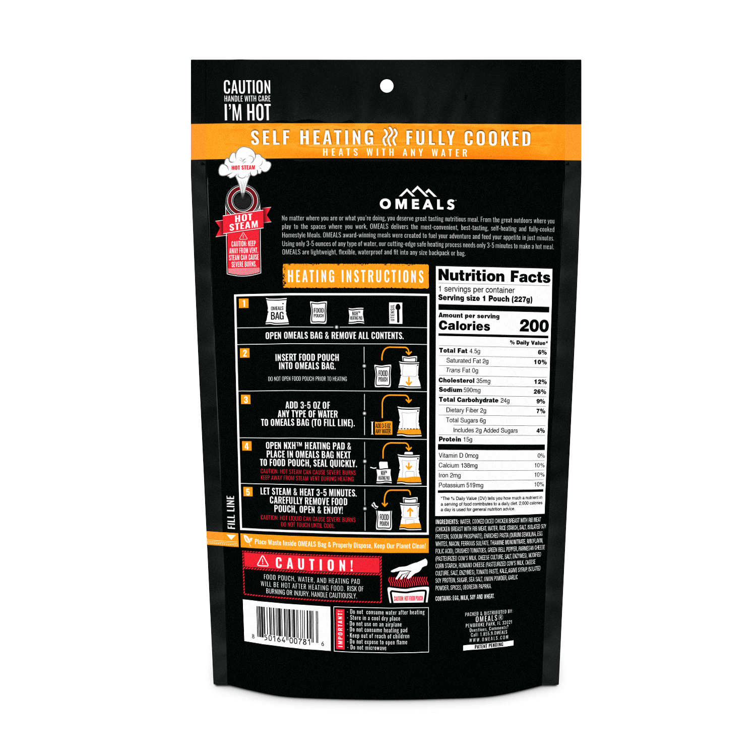 OMEALS® Chicken Pasta Parmesan