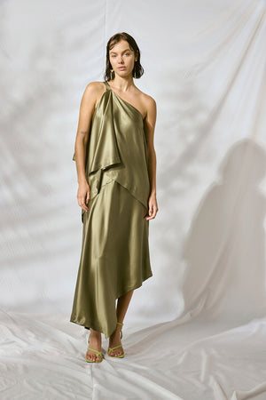 Olivia Silk Bias Dress