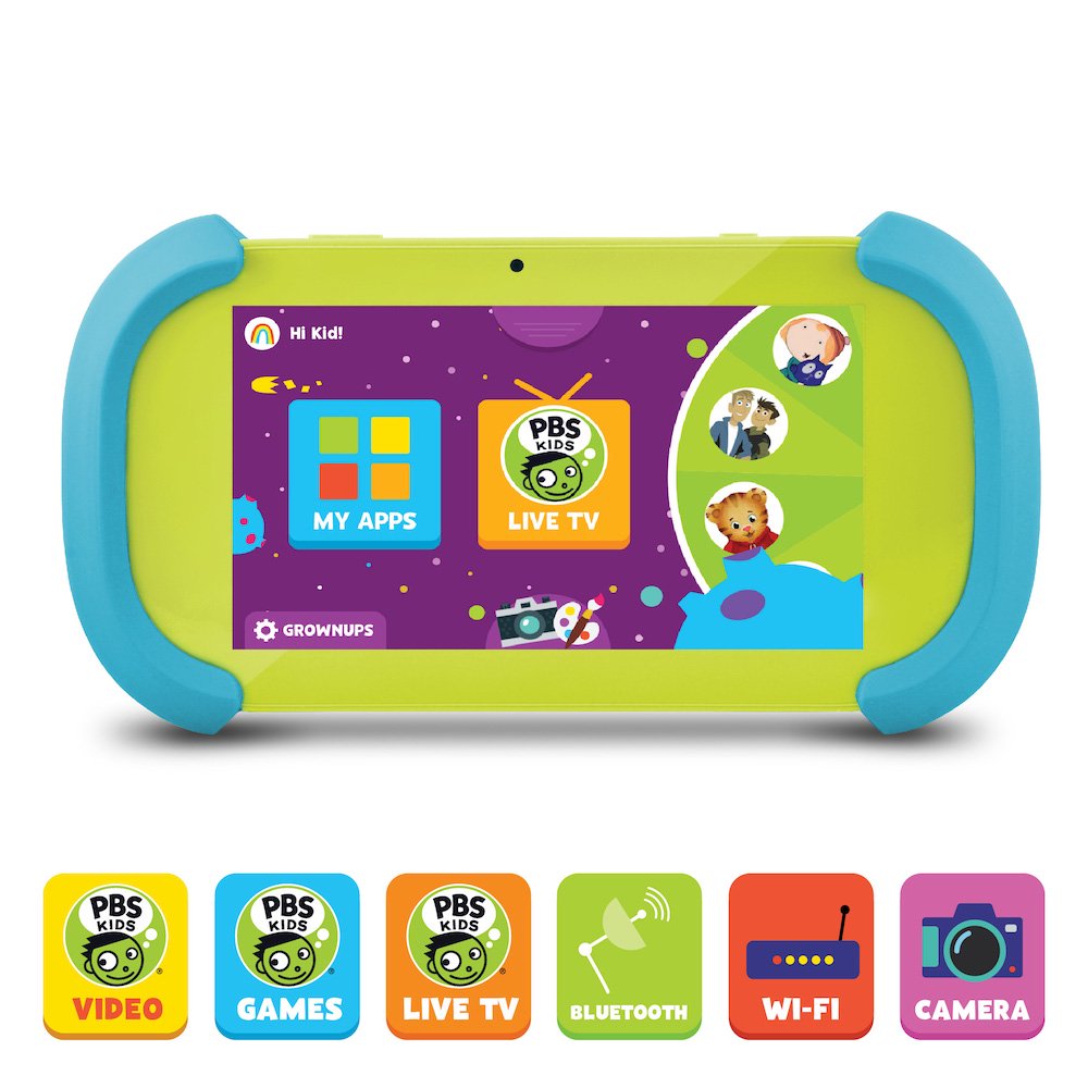 PBS KIDS Playtime Pad+ 7" HD Kid-Safe Tablet + Live TV (PBSKD7001) - Walmart.com