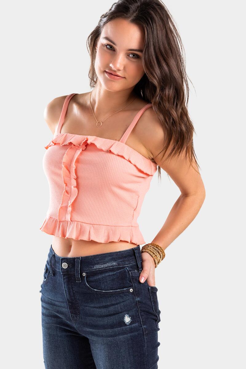 Melody Ruffled Tank Top