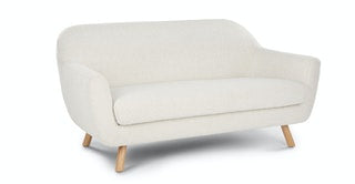 Gabriola Ivory Bouclé Loveseat
