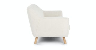 Gabriola Ivory Bouclé Loveseat