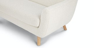 Gabriola Ivory Bouclé Loveseat
