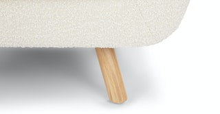 Gabriola Ivory Bouclé Loveseat