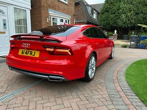 2015 Audi A7 3.0 BiTDI V6 S Line Sportback Tiptronic quattro 5dr Bi-Turbo Red