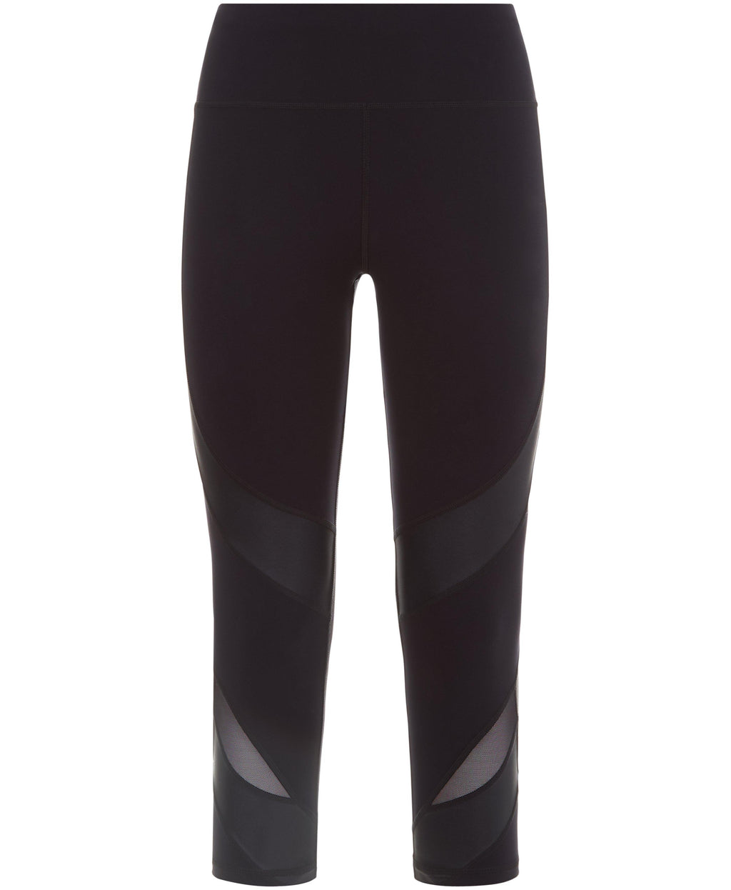 Power Mesh Cropped Gym Leggings